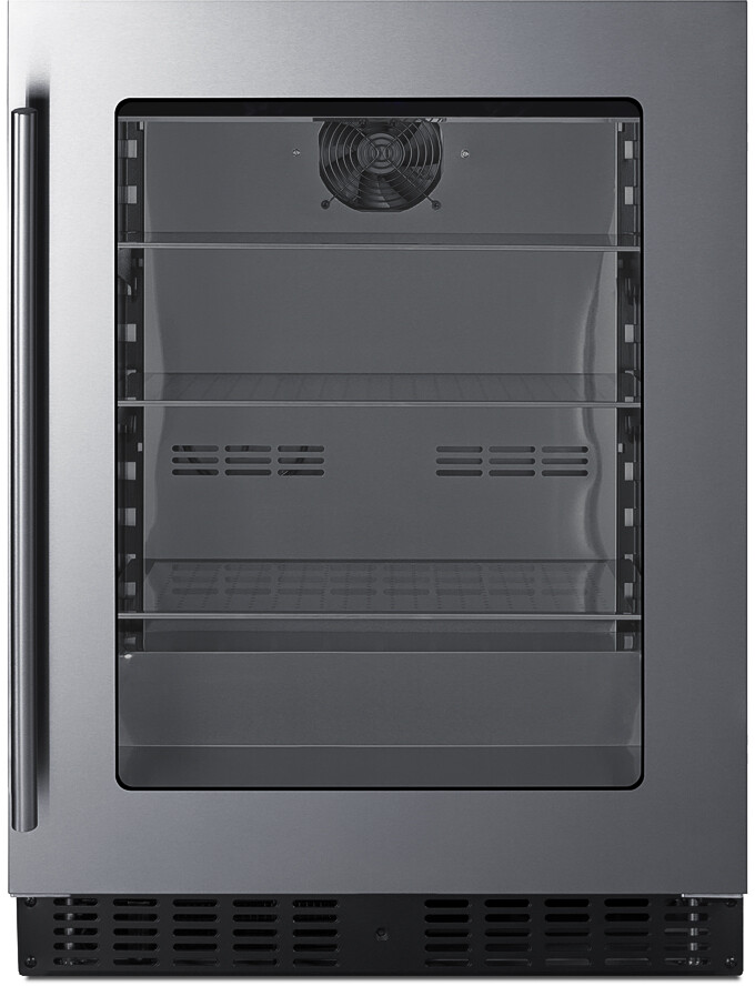 Summit Appliance 23.38'' W 30 Cans (12 oz.) 3.25 Cubic Feet Beverage Cooler with Reversible Door — FIN-0017822 | Fridge.com