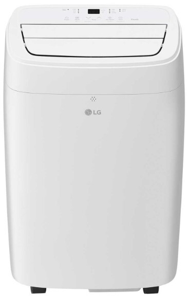 LG LP0725WSSM Smart Portable Air Conditioner with 7300 BTU Cooling Capacity, 300 sq. ft. Cooling Area and Auto Restart in White