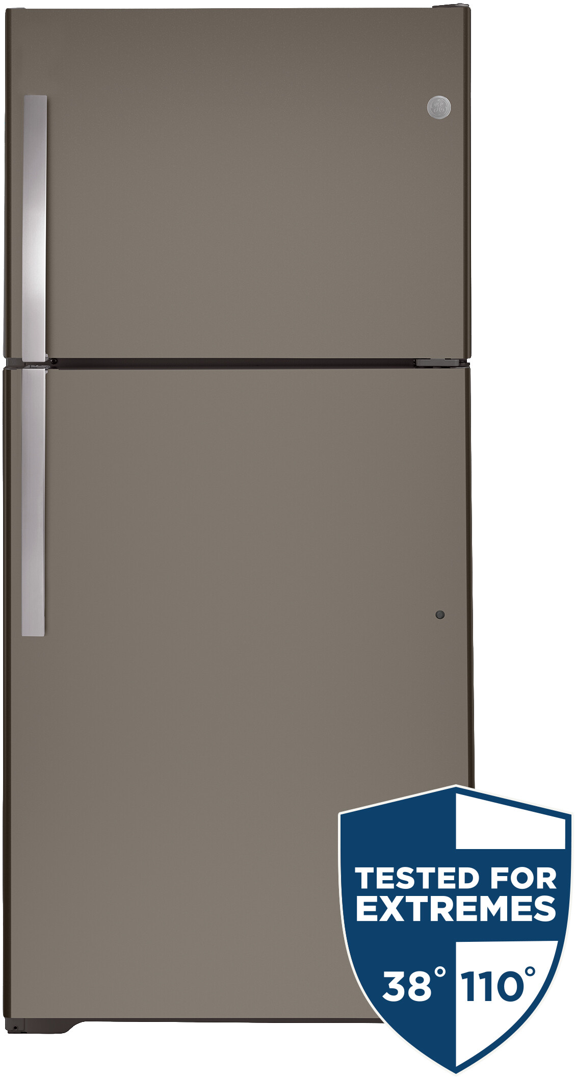 Ge Appliances GTS22KMNRES Ge 21.9 Cu. Ft. Top-Freezer Refrigerator - #1 In Quality And Dependability, Premium Inner Door, Edge-To-Edge Glass Shelves,