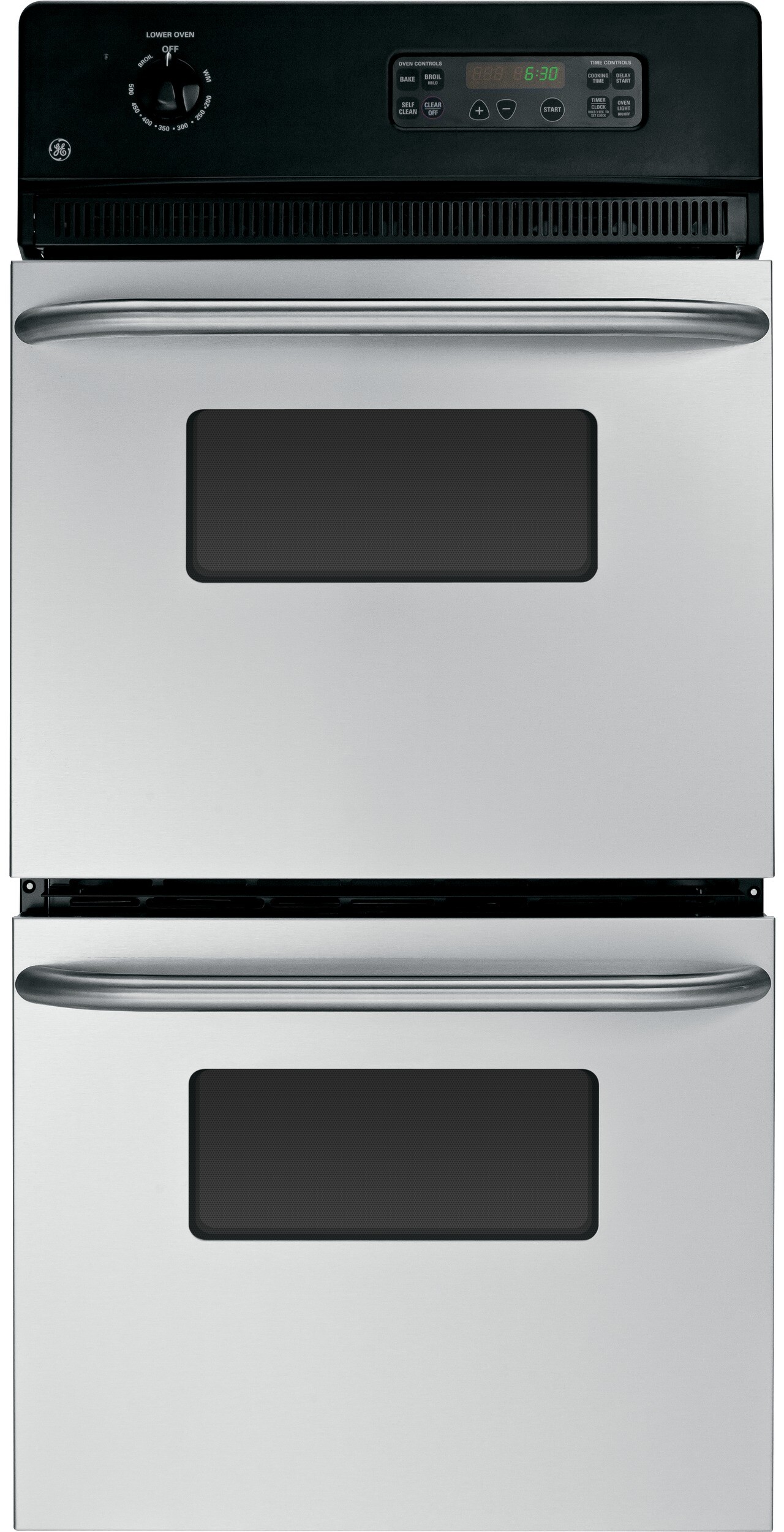 Ge Appliances JRP28SKSS 24" Double Wall Oven - Self-Clean Oven, Electronic Controls, Clear View Window
