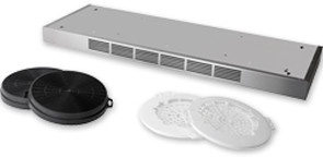 Broan ANKE60302SS Optional 30 inch Non-Duct Kit for Broan Elite E60 and E64 Series Range Hoods in Stainless Steel