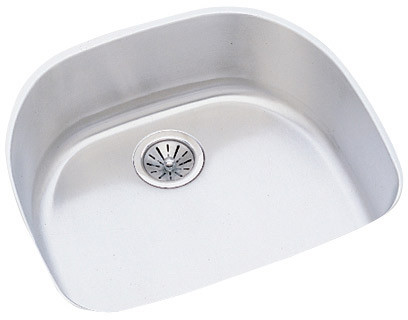 ELUH2118 18 Gauge Stainless Steel 23.5313 x 21.1406 x 7.5 in. Single Bowl Undermount Kitchen Sink