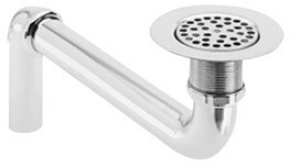LKAD18 Flat Grid Strainer with Offset