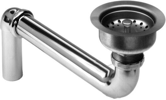 Elkay Everyday Stainless Steel Body, Brass Tailpiece Kitchen Sink Drain (LKAD35)