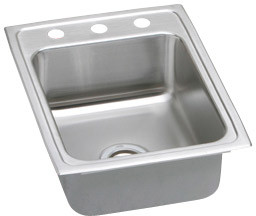 Elkay Lustertone Collection Drop-In Stainless Steel Sink LR17221