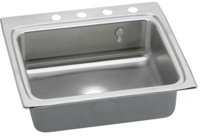 Elkay Gourmet Collection Lustertone Collection Drop-In Stainless Steel Sink DLR252210EK4