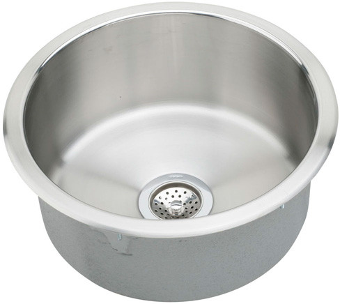 Stainless Steel 18-3/8 X 18-3/8 X 8 Single Bowl Top Mount Bar Sink