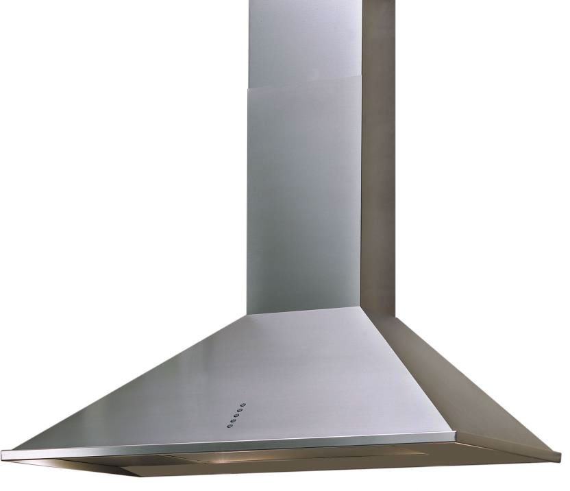 Sirius SU148 48 inch Wall Mount Hood with 600 CFM, 4 Speed Push-Button, LED Lights in Stainless Steel (00911013701)
