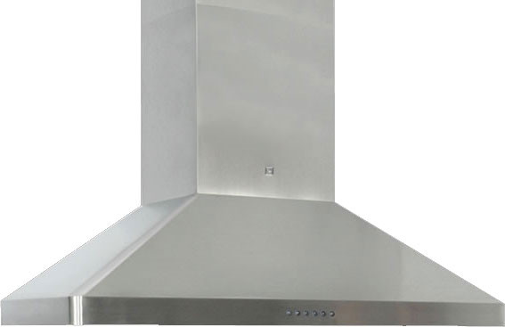 Sirius SU5448 48 inch Professional Series Wall Mount Chimney Style Hood with 1100 CFM, LED Lights, and Baffle Filters, in Stainless Steel (911543701)