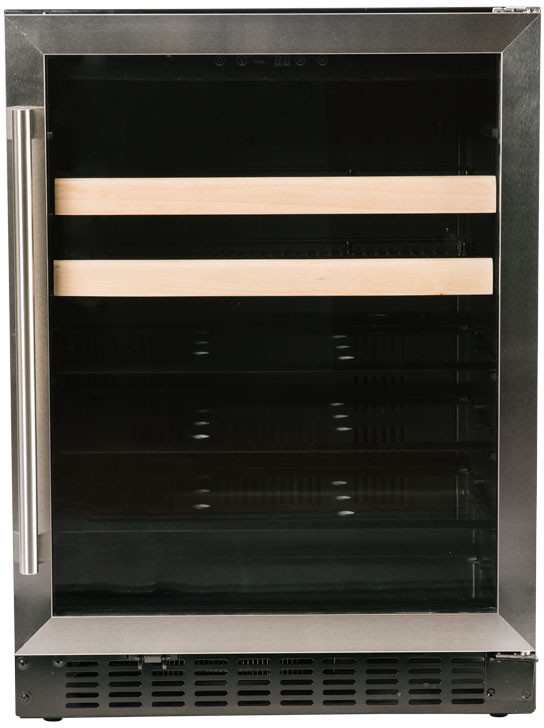 Azure - 24" Beverage Center w/ Glass Door & Stainless - Stainless Steel — FIN-0018261 | Fridge.com