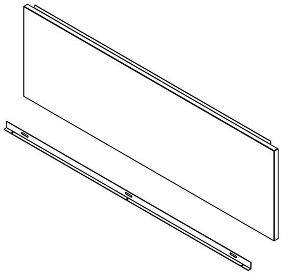 Elkay ACCESS12X38-5 Access Panel Kit and L-Bracket for Bi-Level Fountains