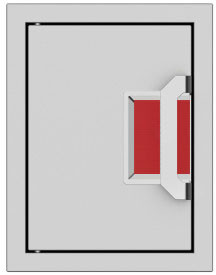 Hestan AEPTD16RD Aspire 16 inch Paper Towel Dispenser, Heavy-Duty Storage, Commercial-Grade Handle (Matador Red)