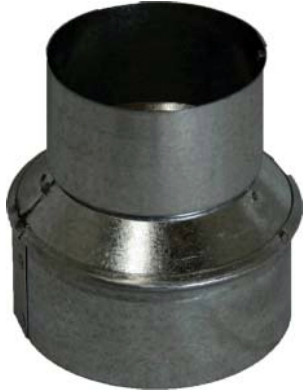 Zephyr AK00035 8 inch to 7 inch Round Reducer