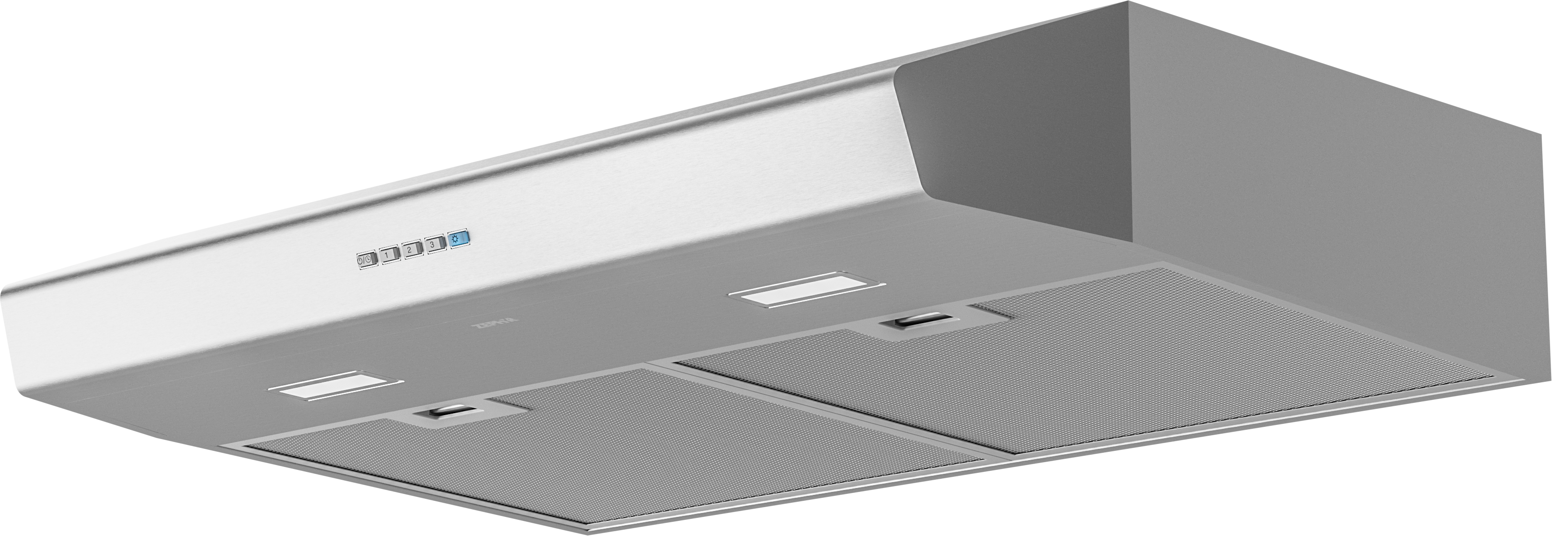 Zephyr AK1200CS Core Series 30 inch Breeze II Series Under Cabinet Range Hood with 400 CFM, LED Lighting, Aluminum Mesh Filters and 3 Speeds (Stainless Steel)