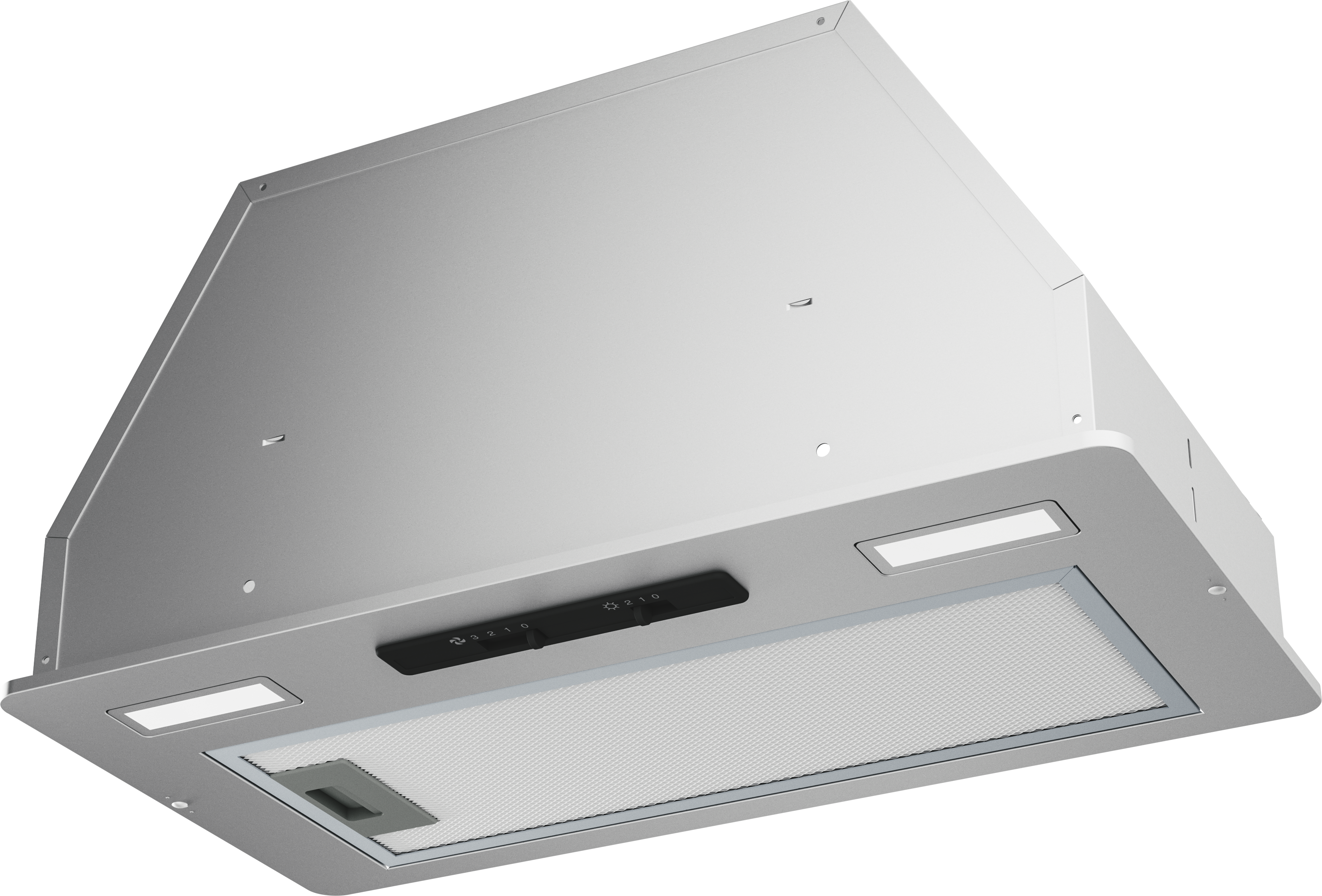 Zephyr AK8400BS 21 inch Core Collection Tornado Mini Range Hood Insert with 400 CFM, LumiLight LED Lighting, Dual-Level Lighting, and Mechanical Slide Controls, in Stainless Steel
