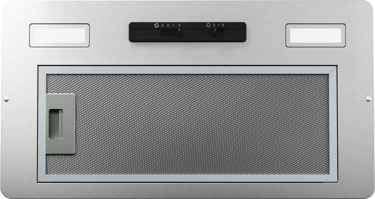 Zephyr AK8400BSES 21 inch Core Series Tornado Mini Cabinet Insert Hood with 400 CFM Internal Blower, 3 Speed Slide Controls, LED Lighting, Aluminum Mesh Filters, Energy Star, in Stainless Steel