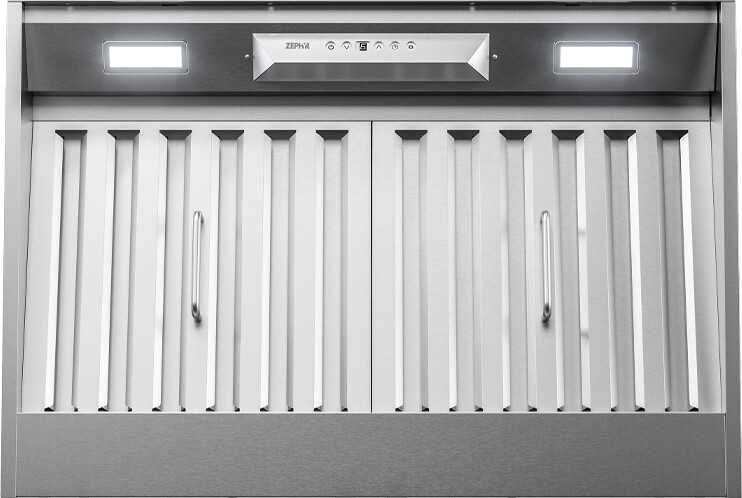 Zephyr AK9228BS 30 inch Monsoon I Range Hood Insert with 600 CFM, ACT Technology, LumiLight LED Lighting and Auto Delay-Off, in Stainless Steel