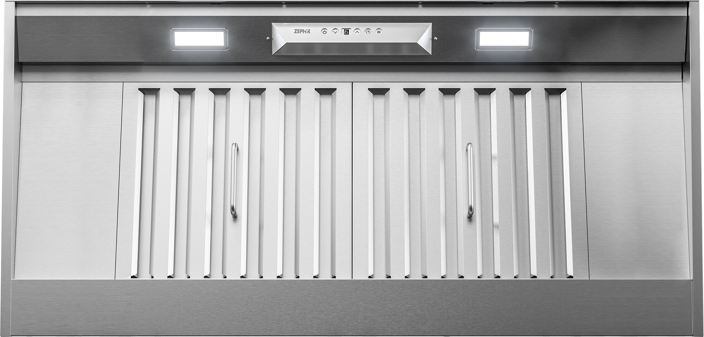 Zephyr AK9240BS 42 inch Monsoon I Range Hood Insert with 1200 CFM, ACT Technology, LumiLight LED Lighting and Auto Delay-Off, in Stainless Steel