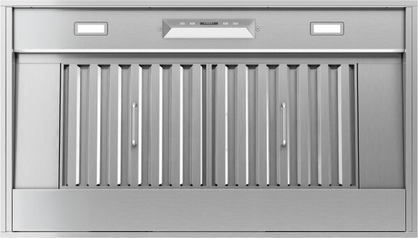 Zephyr AK9346CS Monsoon II 48 inch Insert Hood with 650 CFM, LumiLight LED Lighting with TruHue, TempGuard and Grease Collection Tray in Stainless Steel