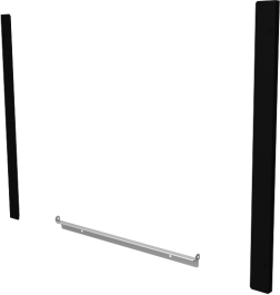 Hestan AKMWSK Microwave, Spacer Kit (Lines Trim Kit Depth Up with Wall Oven)