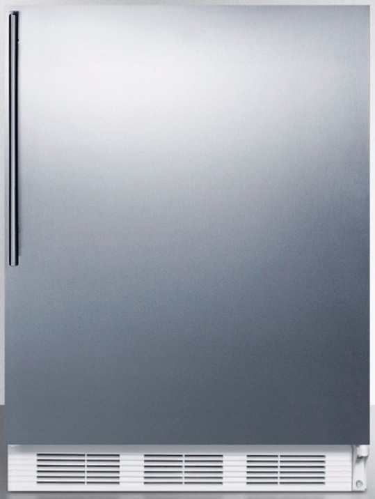 24 Inch 24"" Built In Undercounter Counter Depth Compact All-Refrigerator - Summit CT661WBISSHVADA