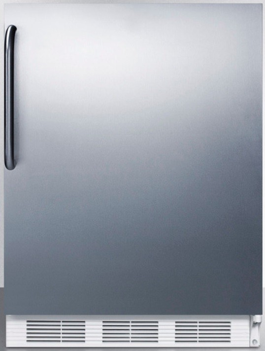 24 Inch 24"" Built In Undercounter Counter Depth Compact All-Refrigerator - Summit CT661WCSSADA