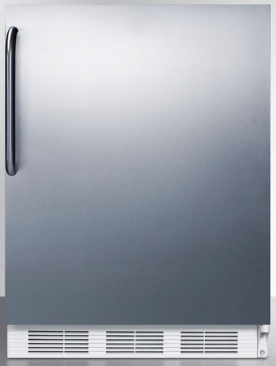 24 Inch 24"" Undercounter Counter Depth Compact All-Refrigerator - Summit CT661WSSTBADA