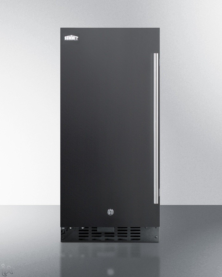 Summit 15 Inch 15" Freestanding/Built In Undercounter Counter Depth Compact All-Refrigerator ALR15BLHD | Fridge.com