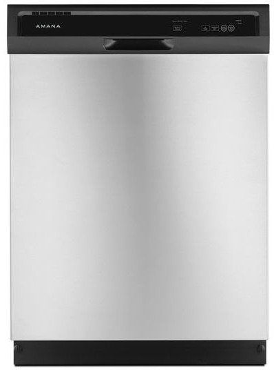 Amana Dishwasher with Triple Filter Wash System in Stainless Steel