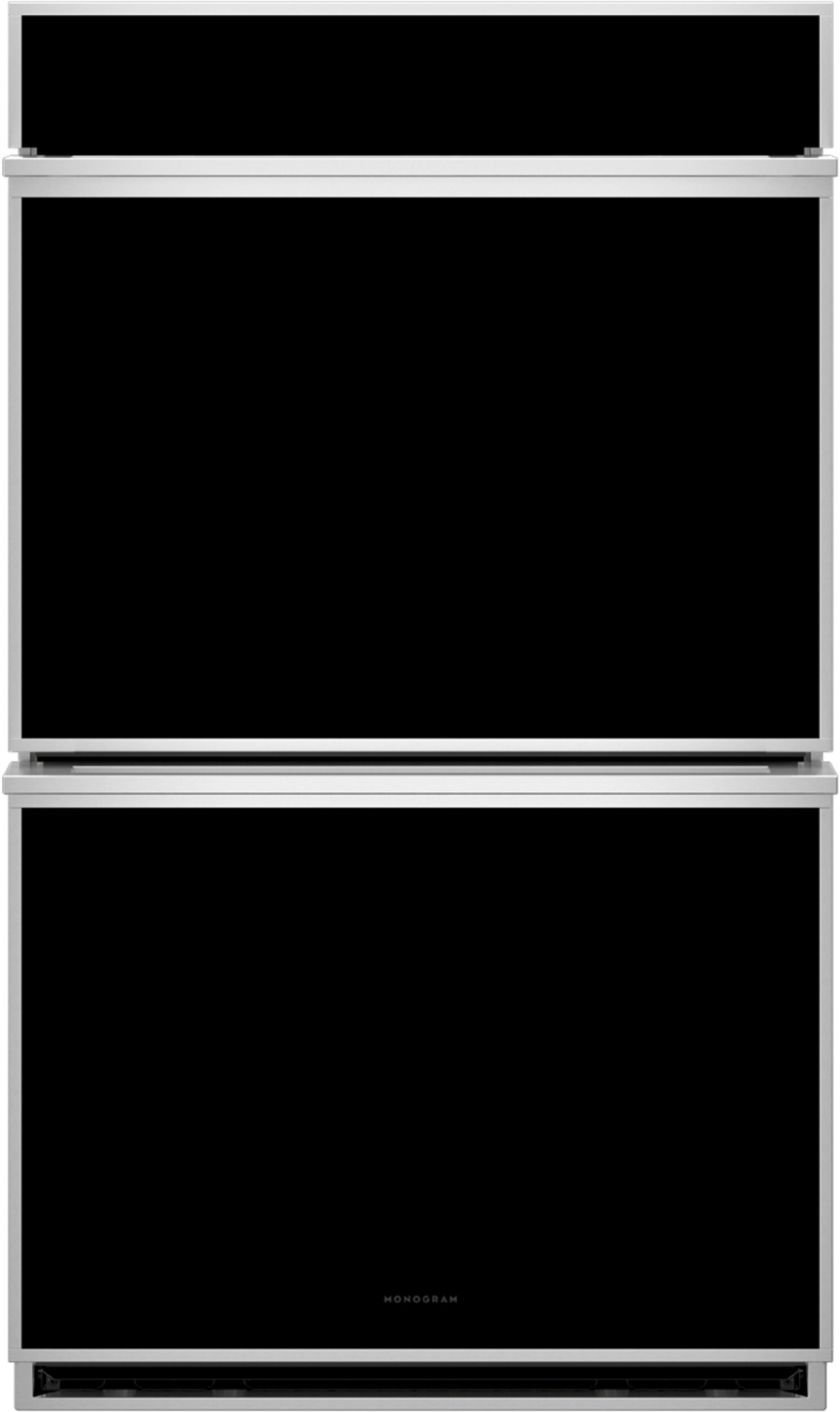 Monogram ZTD90DSSZSS 30" Minimalist Double Wall Oven with True European Convection, 7" LCD Display, and Smart Cooking Features