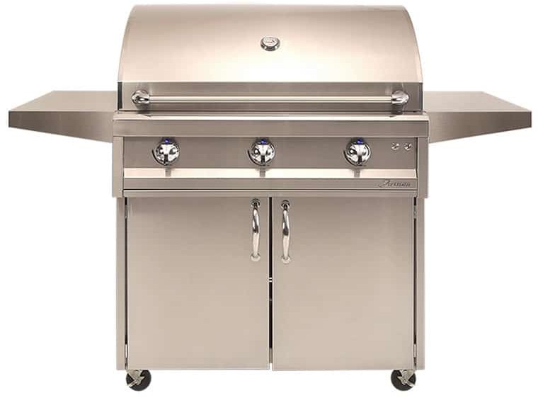 Artisan AAEP36CNG 36 inch American Eagle Series Freestanding Grill with 3 Burners and 60,000 BTU in Stainless Steel (Natural Gas)