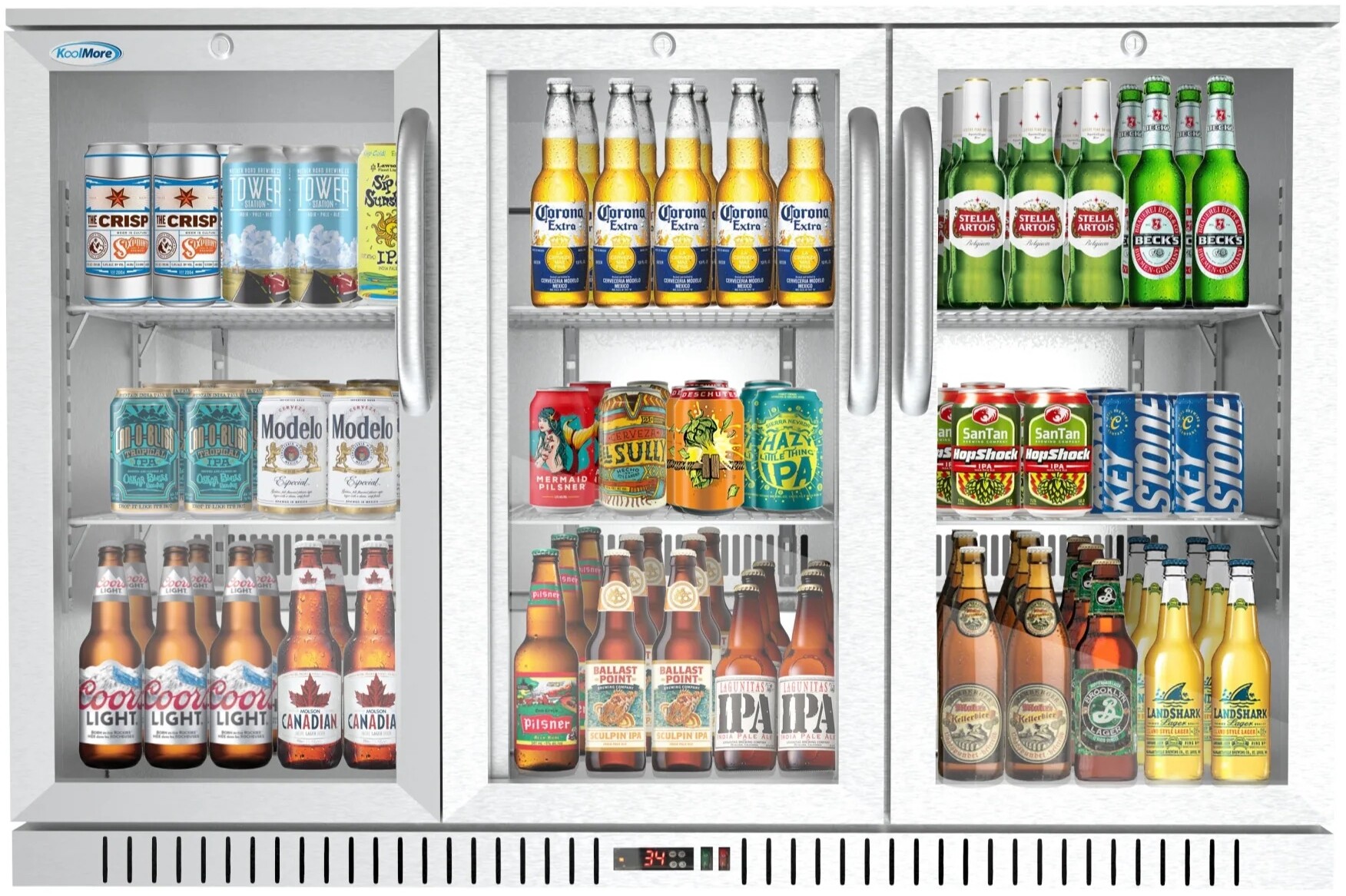 Koolmore 53" Beverage Center BC3DSWSS
