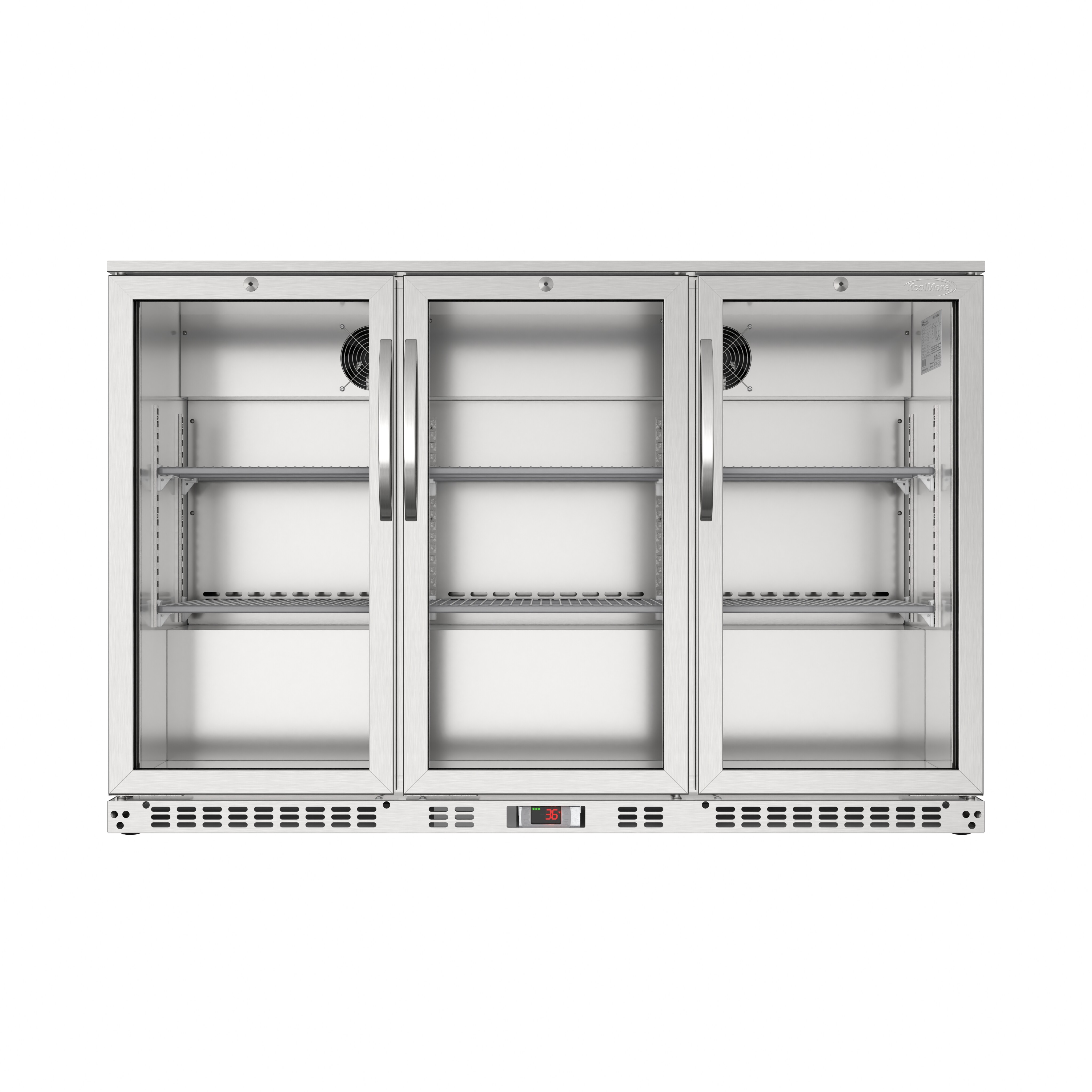 KoolMore BC-3DSW-SS Refrigerator, Triple Door, Stainless Steel | Fridge.com