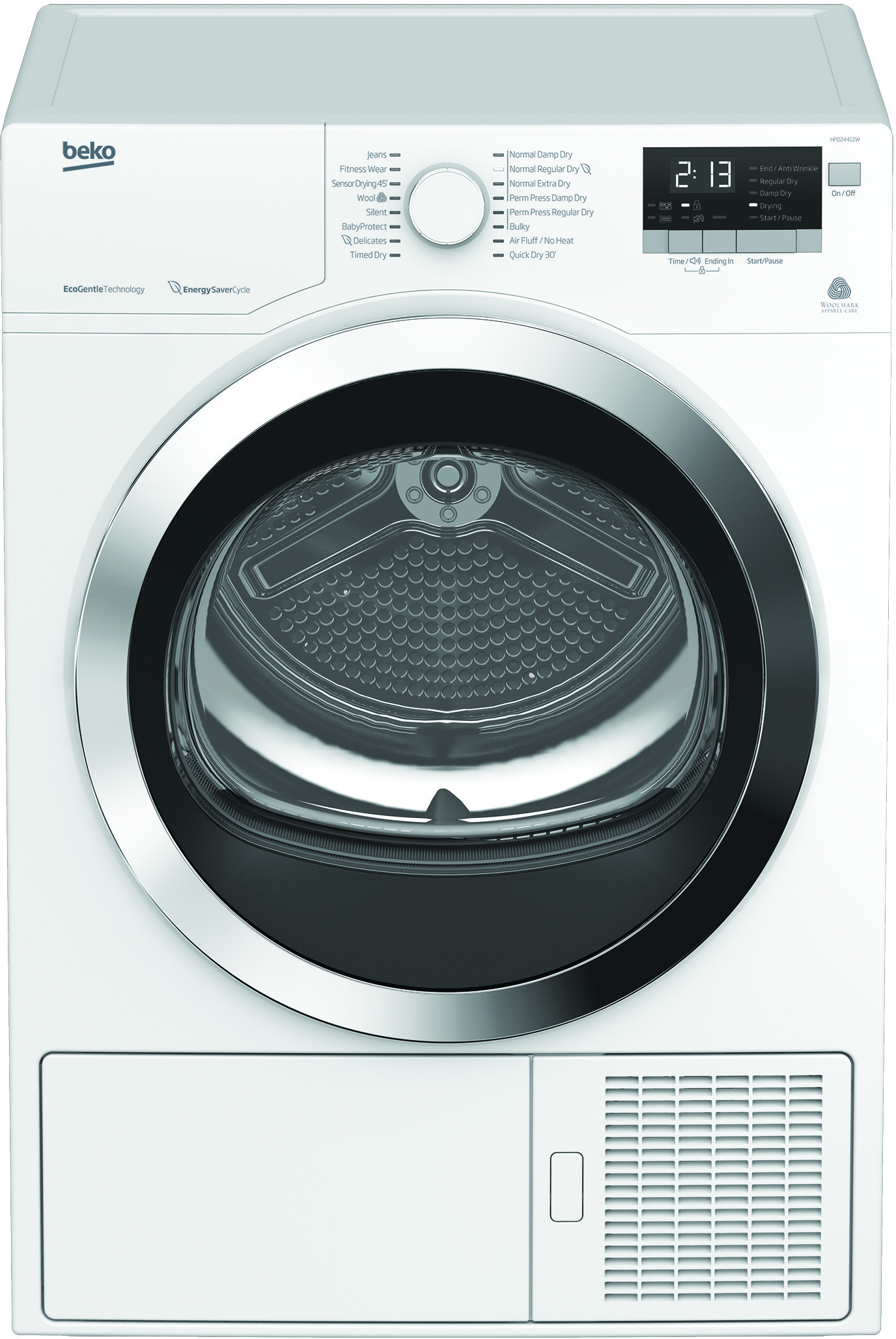 Beko 4.1 Cu. Ft. ElectricFront Load Dryer HPD24412W