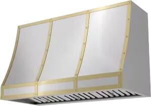 Zephyr BKFT48ASG Banding Kit for 48 inch Forte Wall Custom Hood in Satin Gold