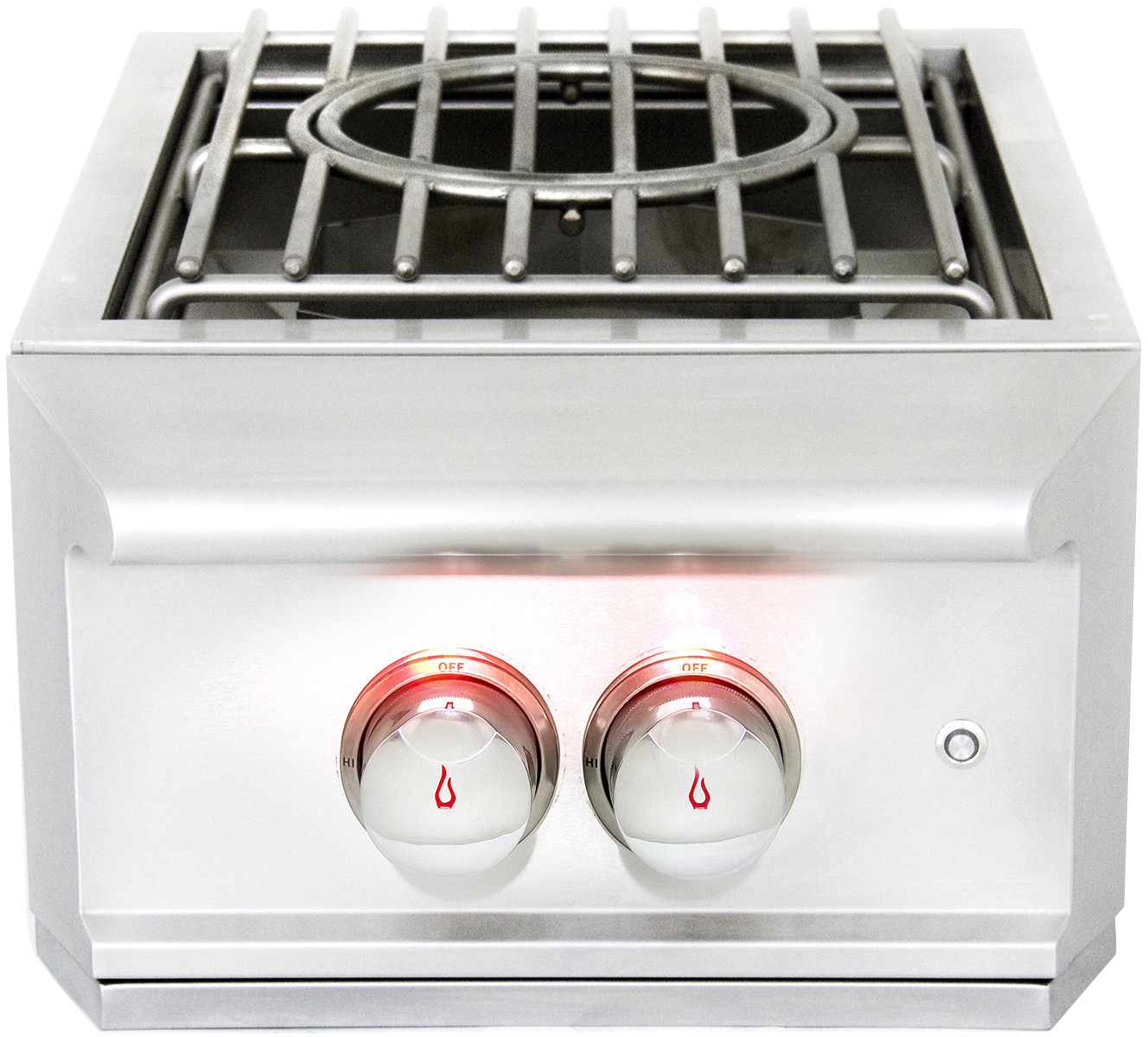 Blaze BLZPROPBLP Professional Power Burner with 60,000 BTU, Illuminated Control Knobs and Cover, in Stainless Steel (Liquid Propane)