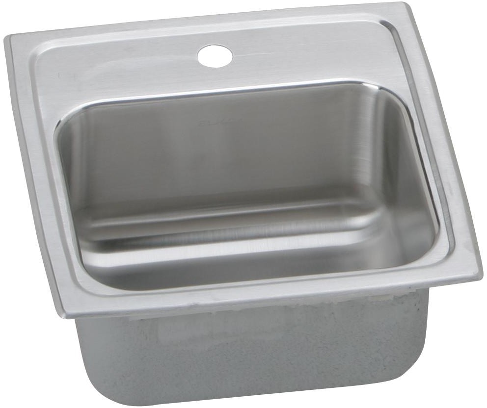 Elkay Lustertone Collection Drop-In Stainless Steel Square Sink BLR15601