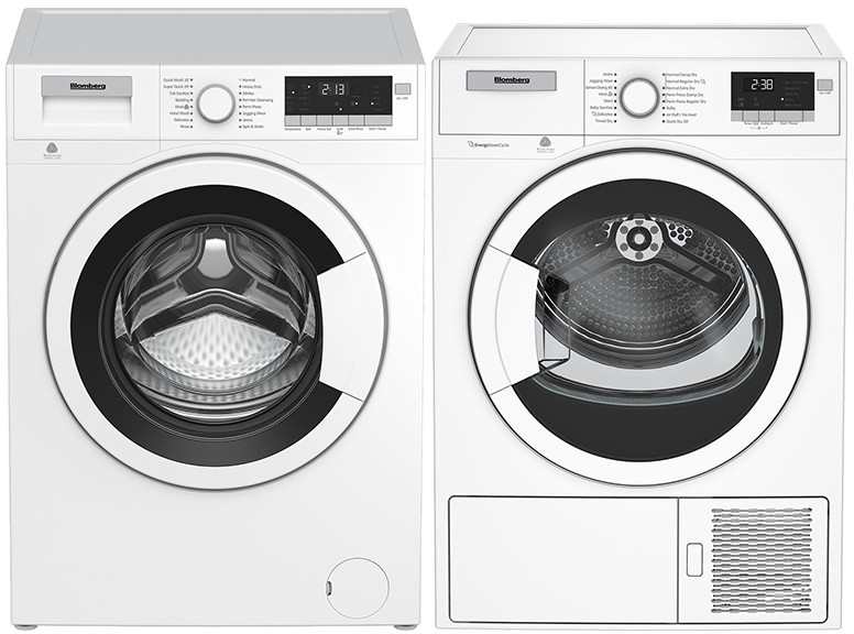 Blomberg Front Load Washer & Dryer Set BLWADREW200SX21