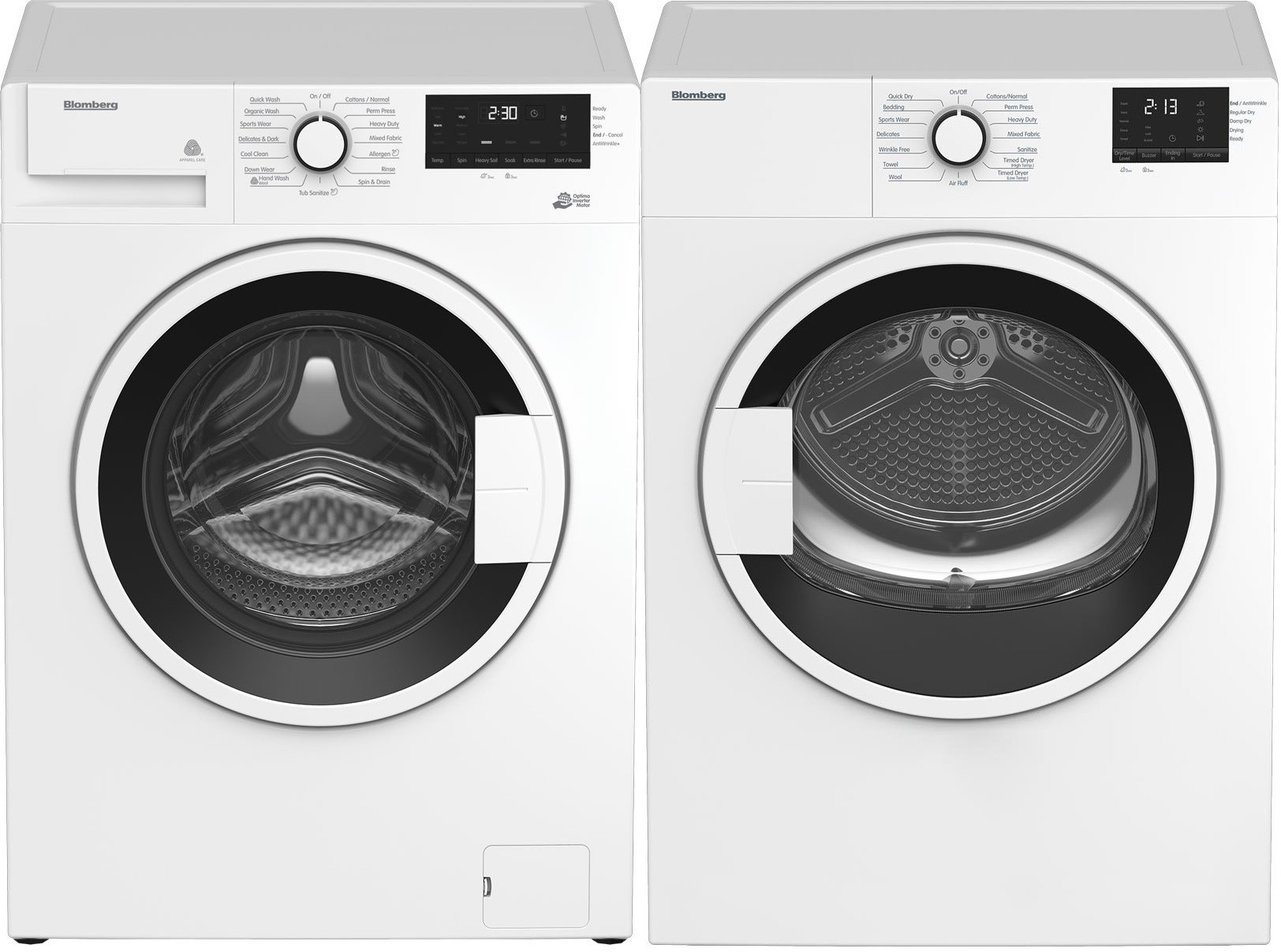 Blomberg Front Load Washer & Dryer Set BLWADREW7221