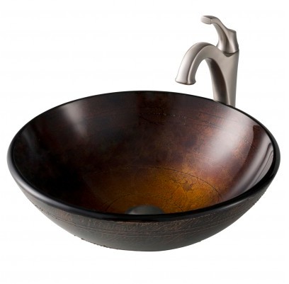 Kraus Multi Color Sink & Faucet Combination CGV58012MM1200SFS