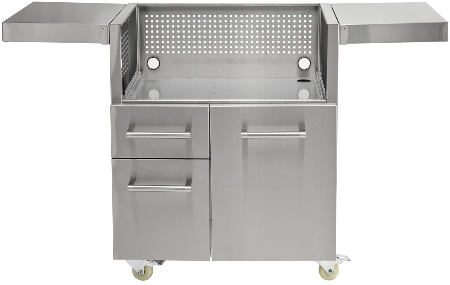 Coyote C3FTCART 30 inch Flat Top Grill Cart in Stainless Steel