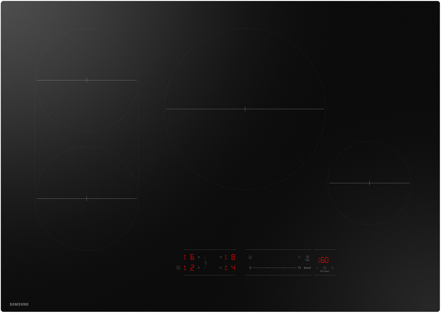 Samsung 30" Induction Drop-In Cooktop CC70F30S2D