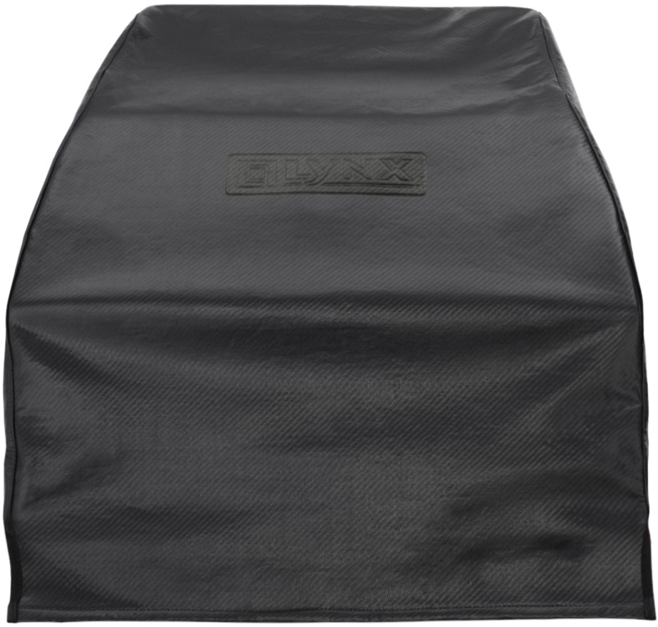 Lynx CCLPZA Napoli Outdoor Oven Carbon Fiber Vinyl Cover, in Black