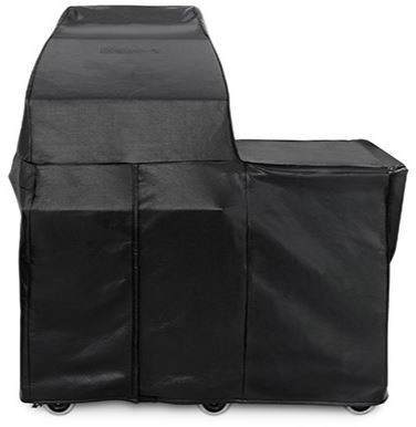 Lynx CCLPZAF Freestanding Napoli Outdoor Oven Carbon Fiber Vinyl Cover, in Black