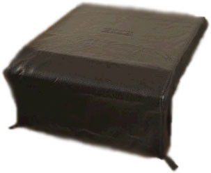 Lynx CCLSB1 Built-in Carbon Fiber Vinyl Cover for Single Side Burner, in Black
