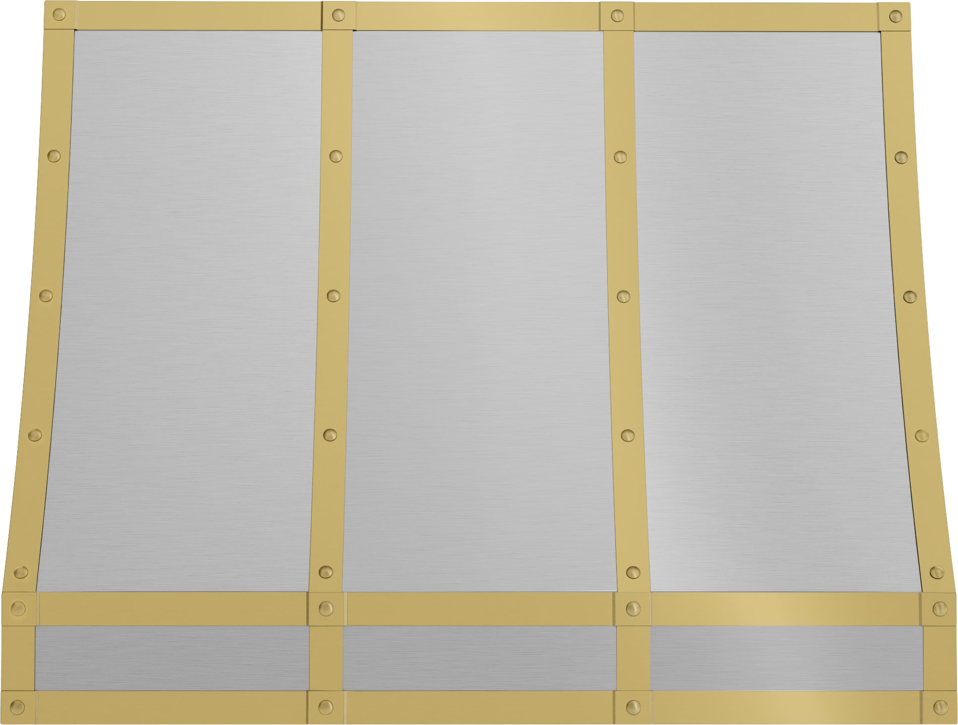 Zephyr BKFT36ASG Banding Kit for 36 inch Forte Wall Custom Hood in Satin Gold