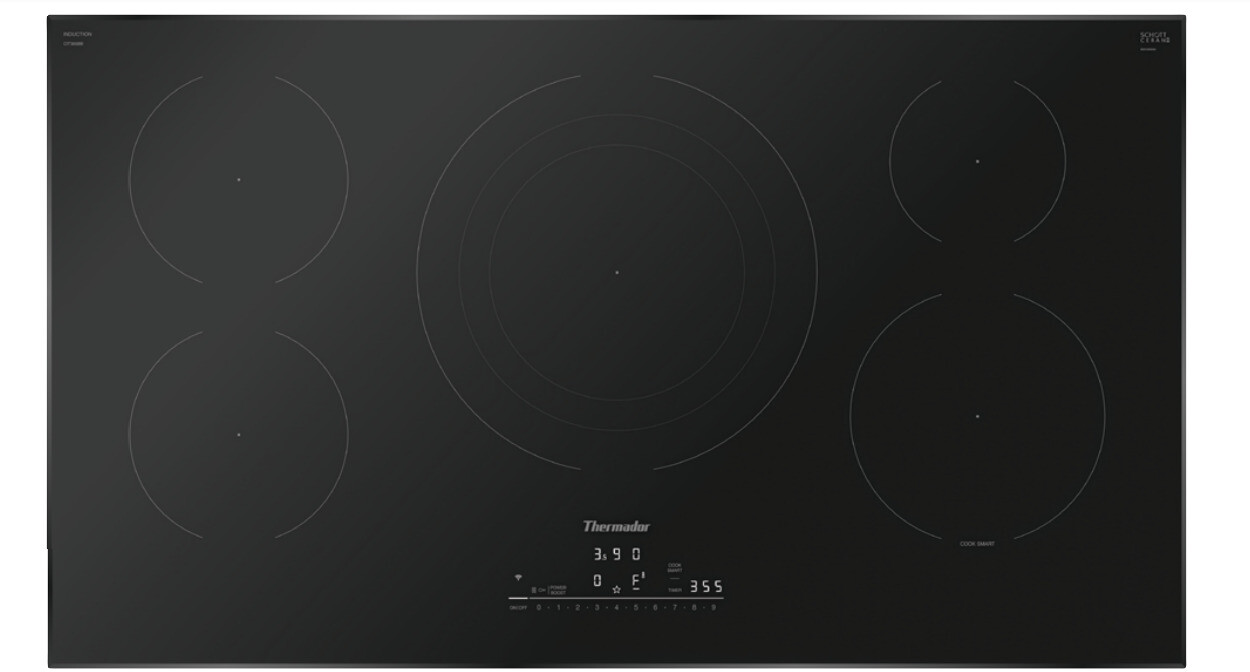 Masterpiece 36"" Induction Frameless Cooktop - Thermador CIT365BB