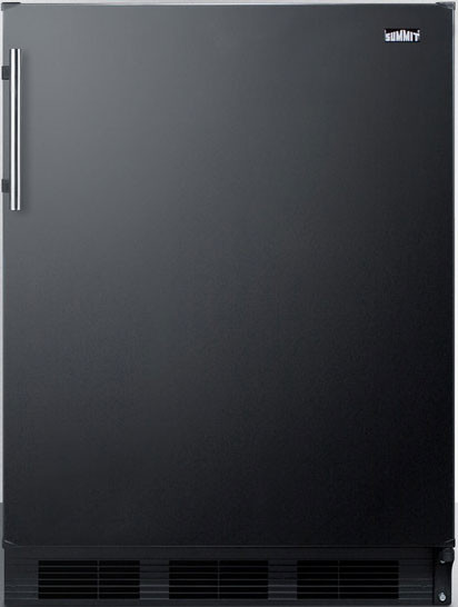 24 Inch 24"" Undercounter Counter Depth Compact All-Refrigerator - Summit CT663BKADA