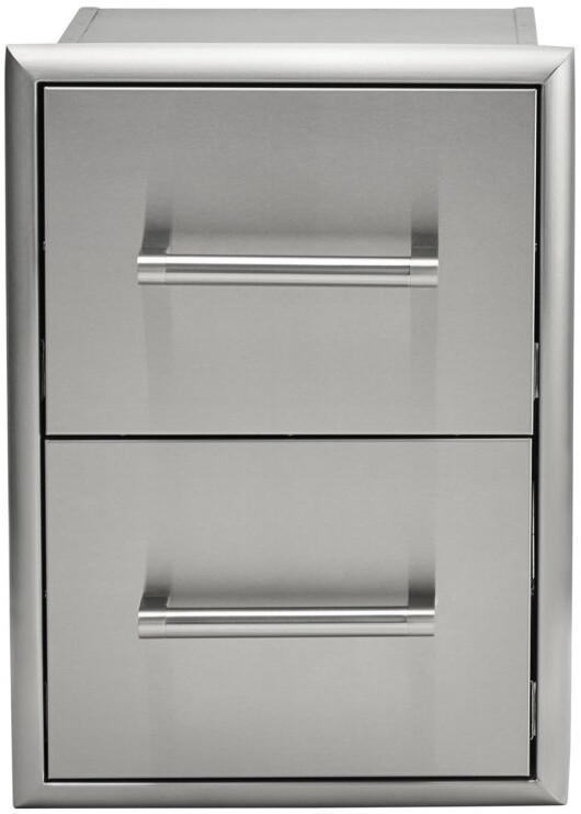 Coyote C32DC 16 inch Double Drawer Cabinet in Stainless Steel
