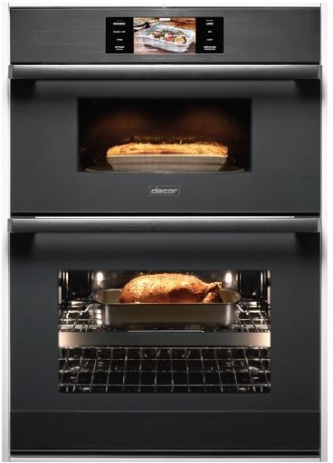 Contemporary 30"" Double Electric Steam Oven - Dacor DOC30M977DM